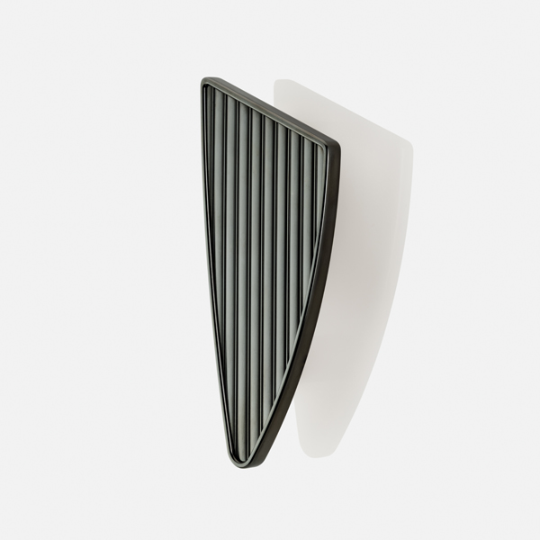 Mount solid brass door pull