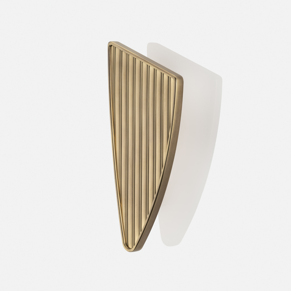 Mount solid brass door pull