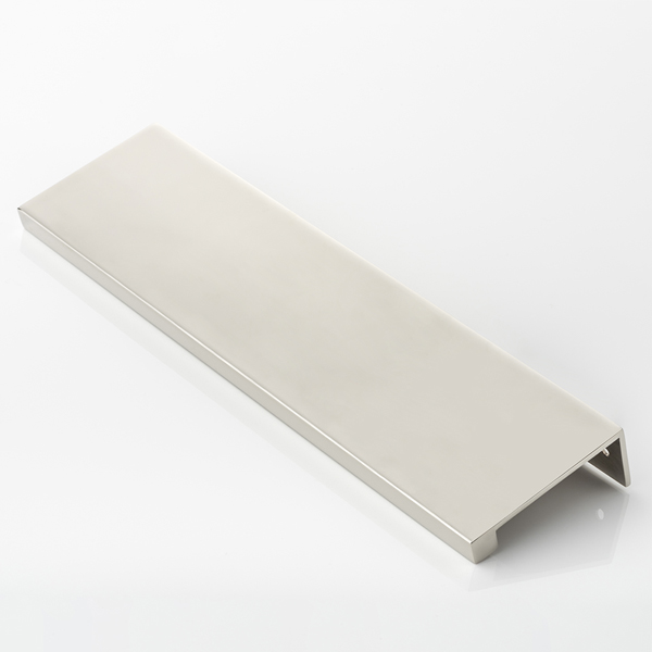 Cube solid brass large edge pull 