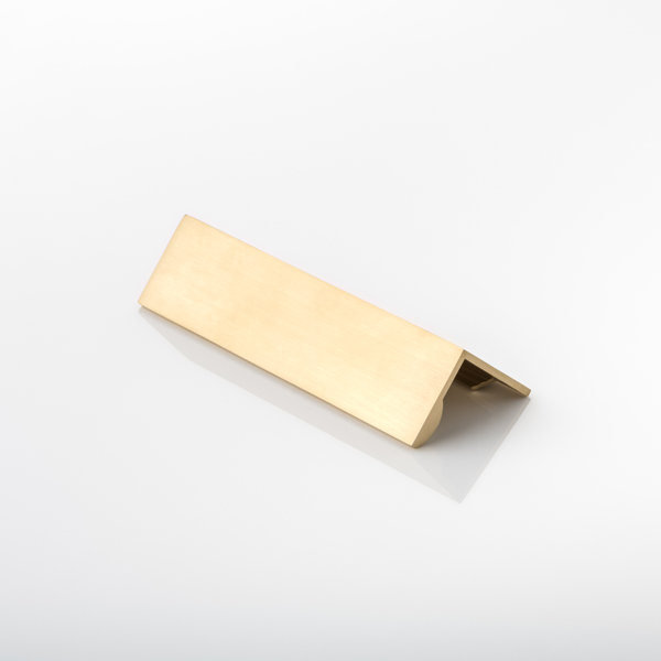 Moon solid brass small edge pull handle