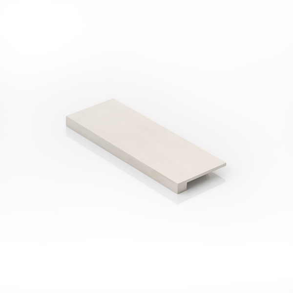 Cube solid brass medium edge pull with concealed fixing