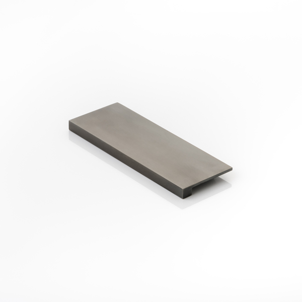 Cube solid brass medium edge pull with concealed fixing