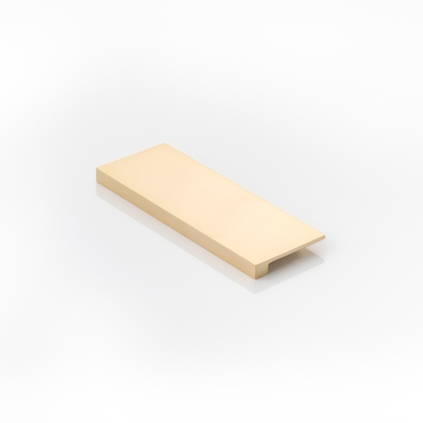 Cube solid brass medium edge pull with concealed fixing