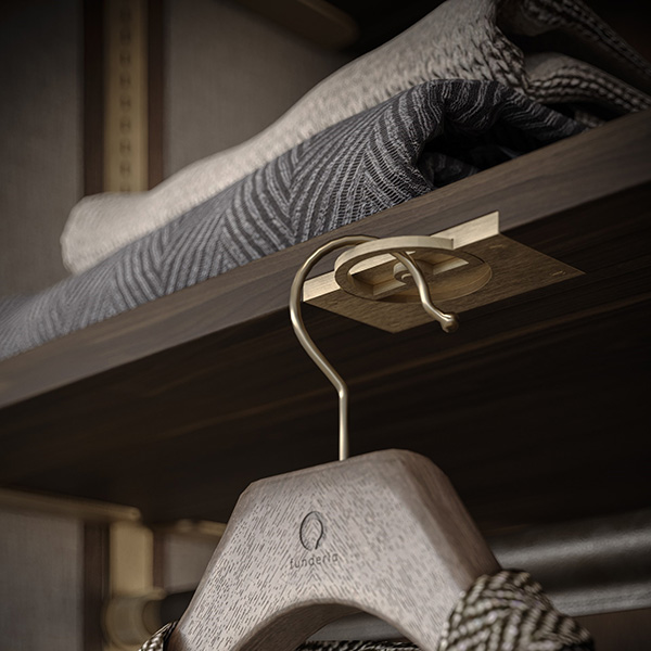 Sincro recessed hanger hook
