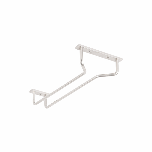 Brindley hanging wine glass rack - 600mm length