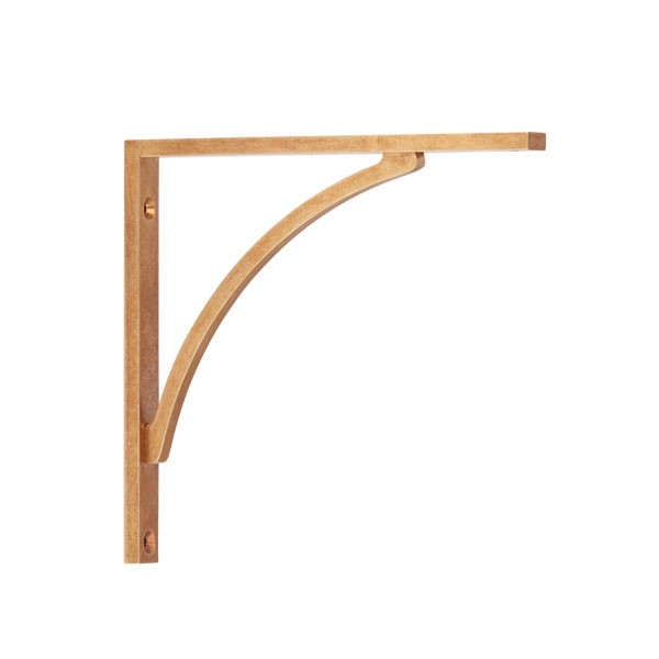 Hockley flush mounted shelf bracket - Accommodates 190mm shelf