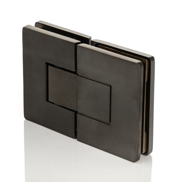 Solid brass glass shower door hinge glass to glass