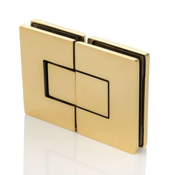 Solid brass glass shower door hinge glass to glass