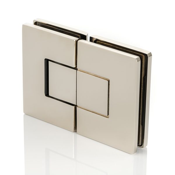 Solid brass glass shower door hinge glass to glass