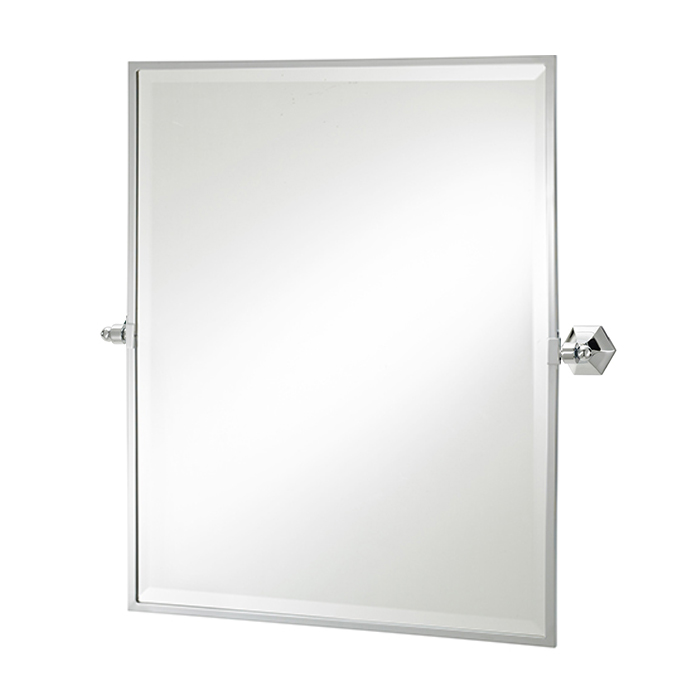 Frame 762h X 610w 720w Incl Brackets, Rectangular Tilting Frameless Bathroom Mirror