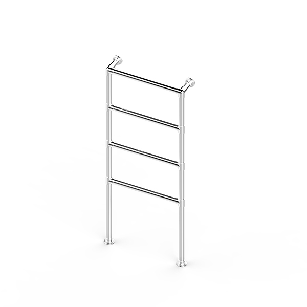Contemporary floor mounted towel warmer 525W x 1475H x 130D