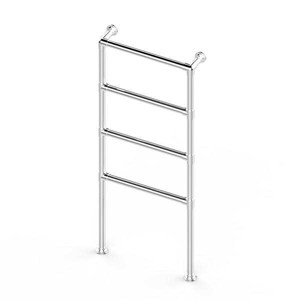 Contemporary floor mounted towel warmer 675W x 1475H x 130D