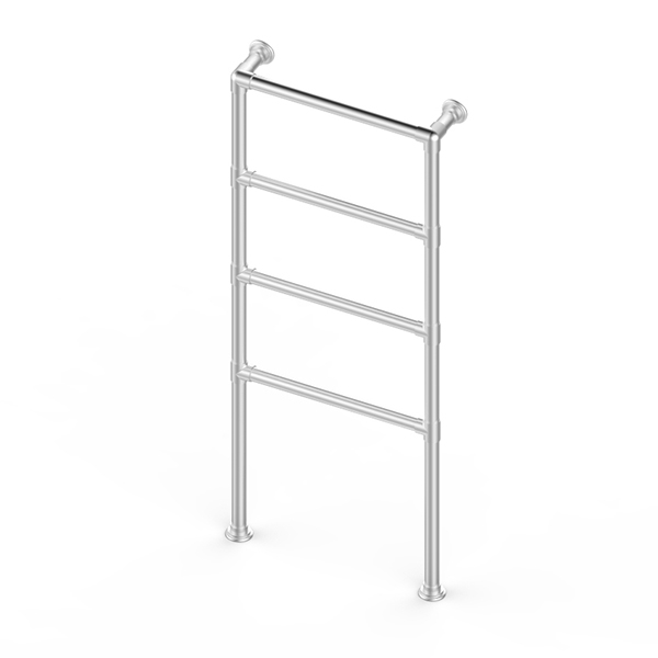 Contemporary floor mounted towel warmer 675W x 1475H x 130D