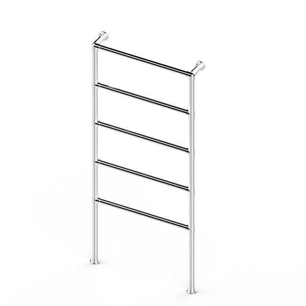 Contemporary floor mounted towel warmer 675W x 1775H x 130D