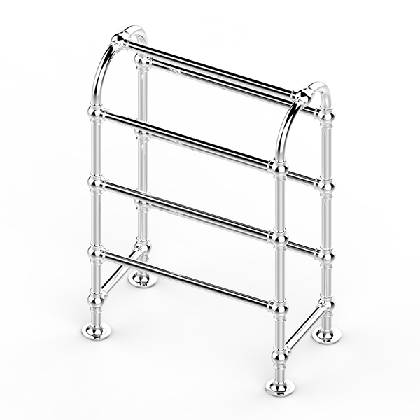 Ornate non-heated arched towel rack with 7 rails W600 x H850 x D330