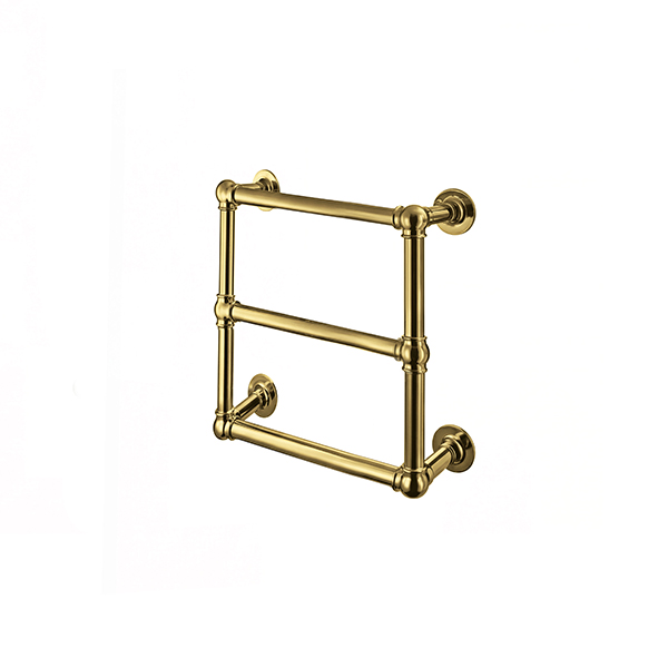 Ornate wall-mounted towel warmer 525W x 675H x 138D