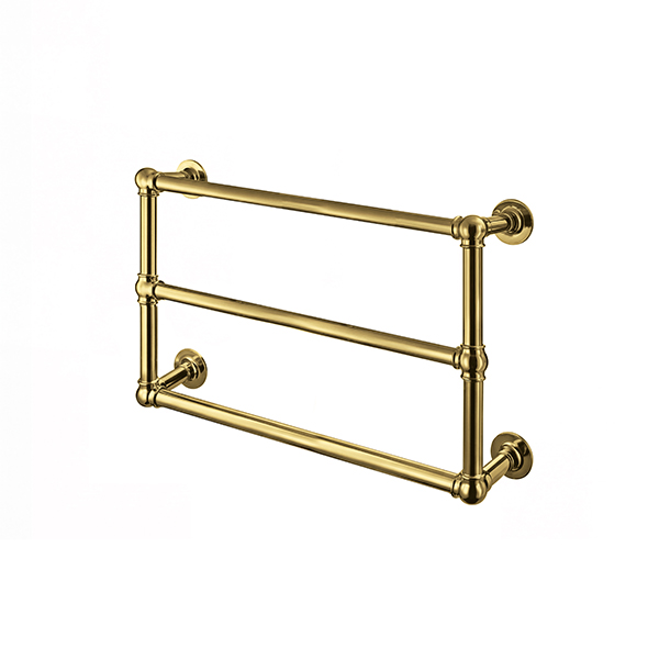 Ornate wall-mounted towel warmer 825W x 675H x 138D