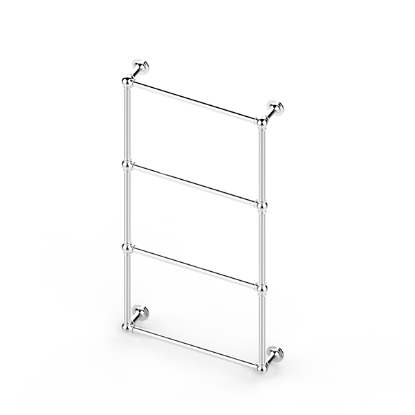 Ornate wall-mounted towel warmer 525W x 1275H x 138D