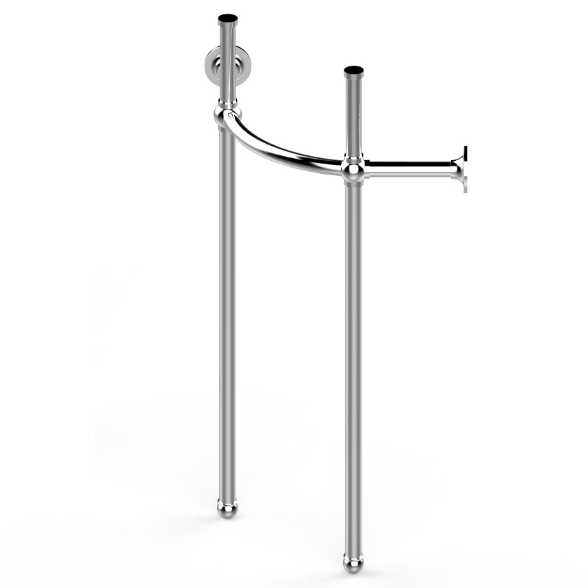 Hawthorn Hill Single 2 leg corner basin stand. Traditional ball