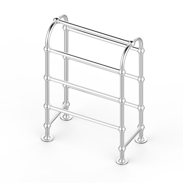 Traditional non-heated arched towel rack with 7 rails W600 x H850 x D330