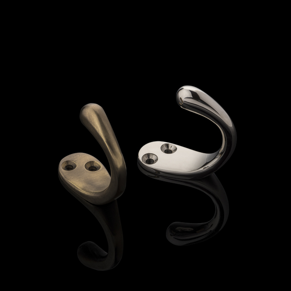 Old Vic solid brass hook