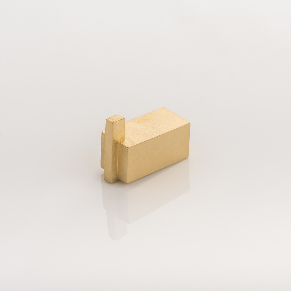 Holmes solid brass coat hook