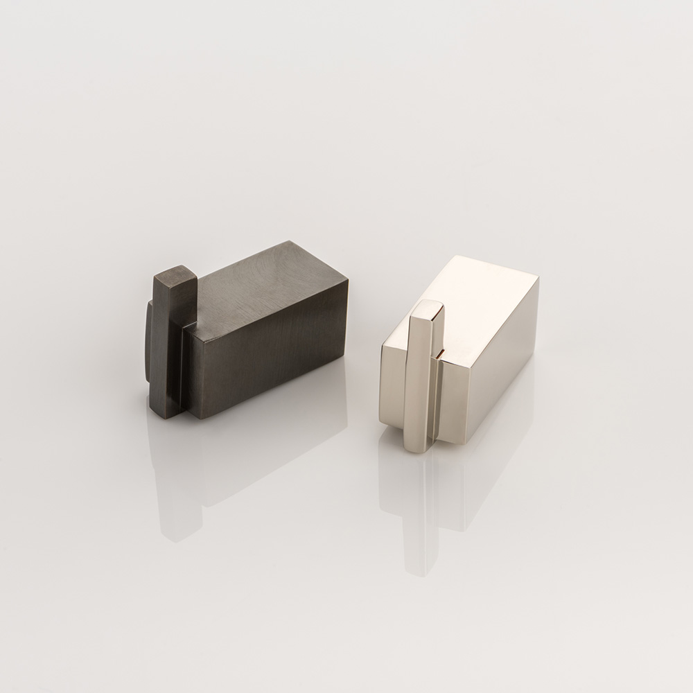 Holmes solid brass coat hook