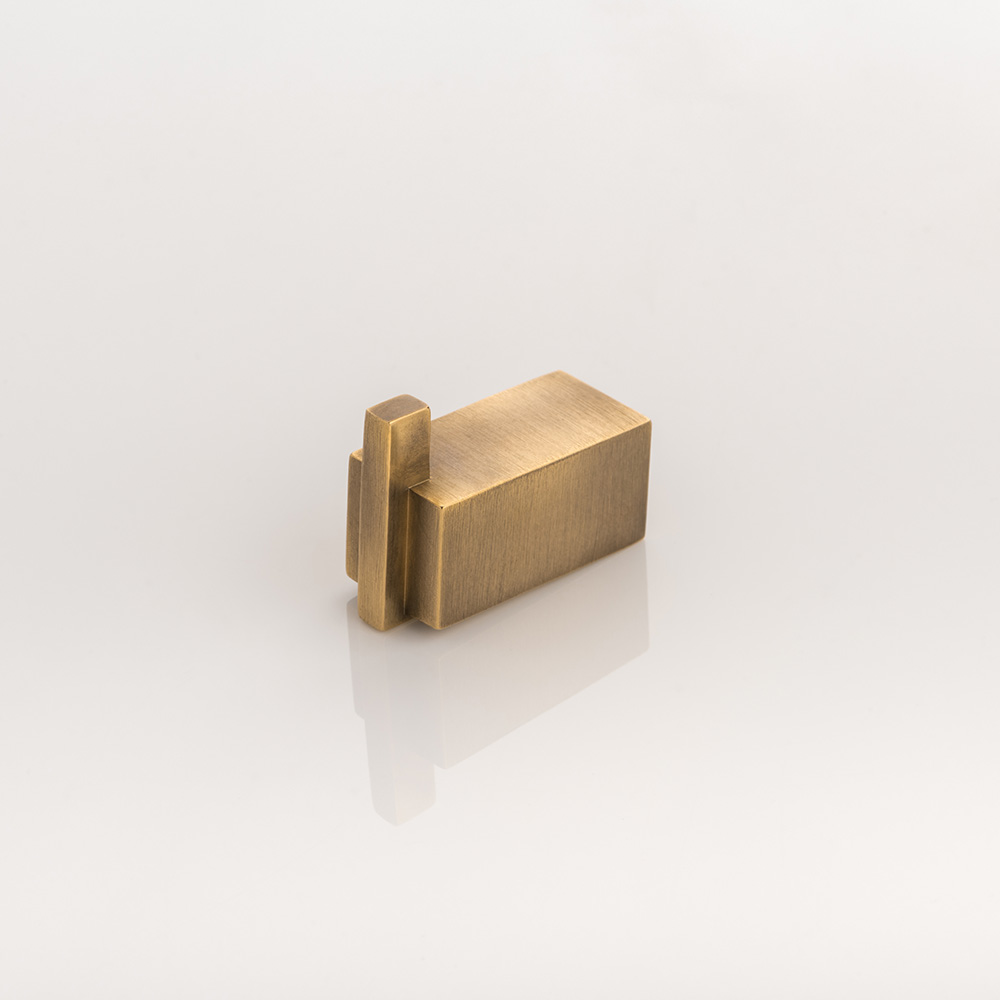 Holmes solid brass coat hook