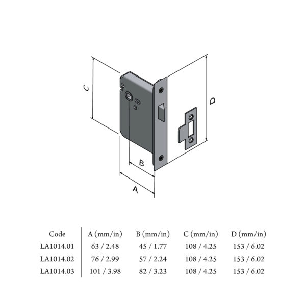 Standard latch