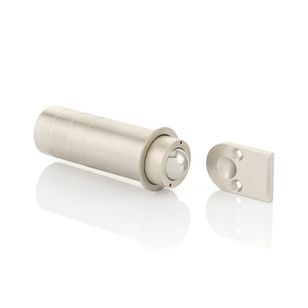 Solid brass adjustable roller catch for door gaps 1-8mm