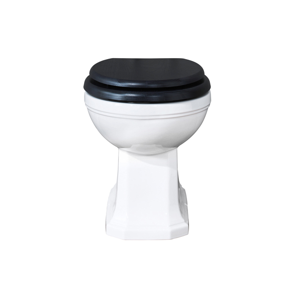 Back-to-wall toilet pan. (Pair with Geberit in-wall frame & cistern: GEB-111.697.00.1)