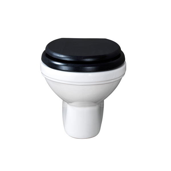 Wall hung toilet pan. (Pair with Geberit in-wall frame & cistern: GEB-111.697.00.1)