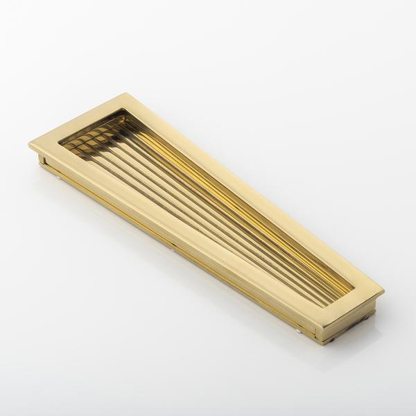 Williamson solid brass recessed pull