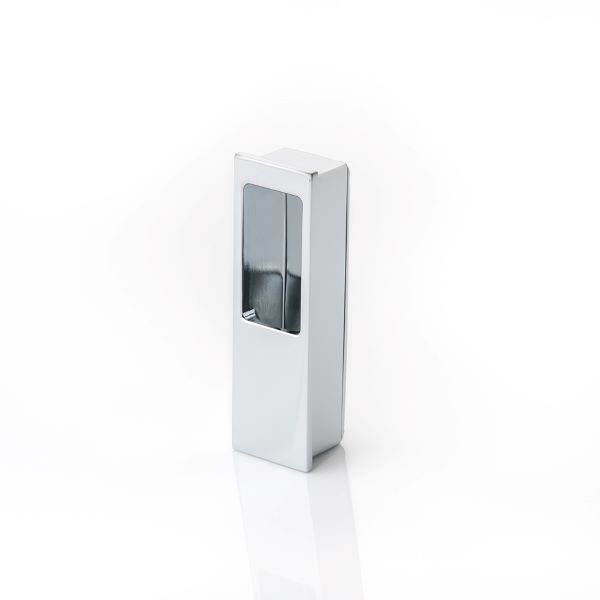 Solid brass pocket sliding door end pull