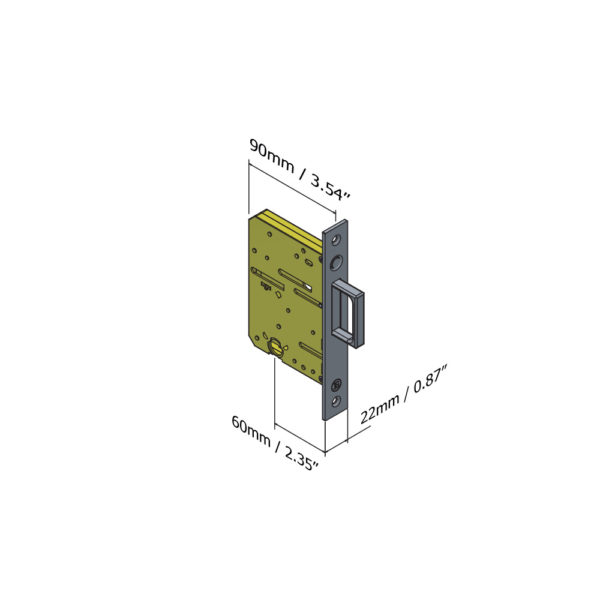 Yellow pull pocket sliding door end pull
