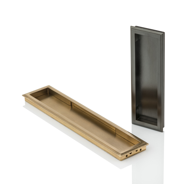 Darlington solid brass recessed pull