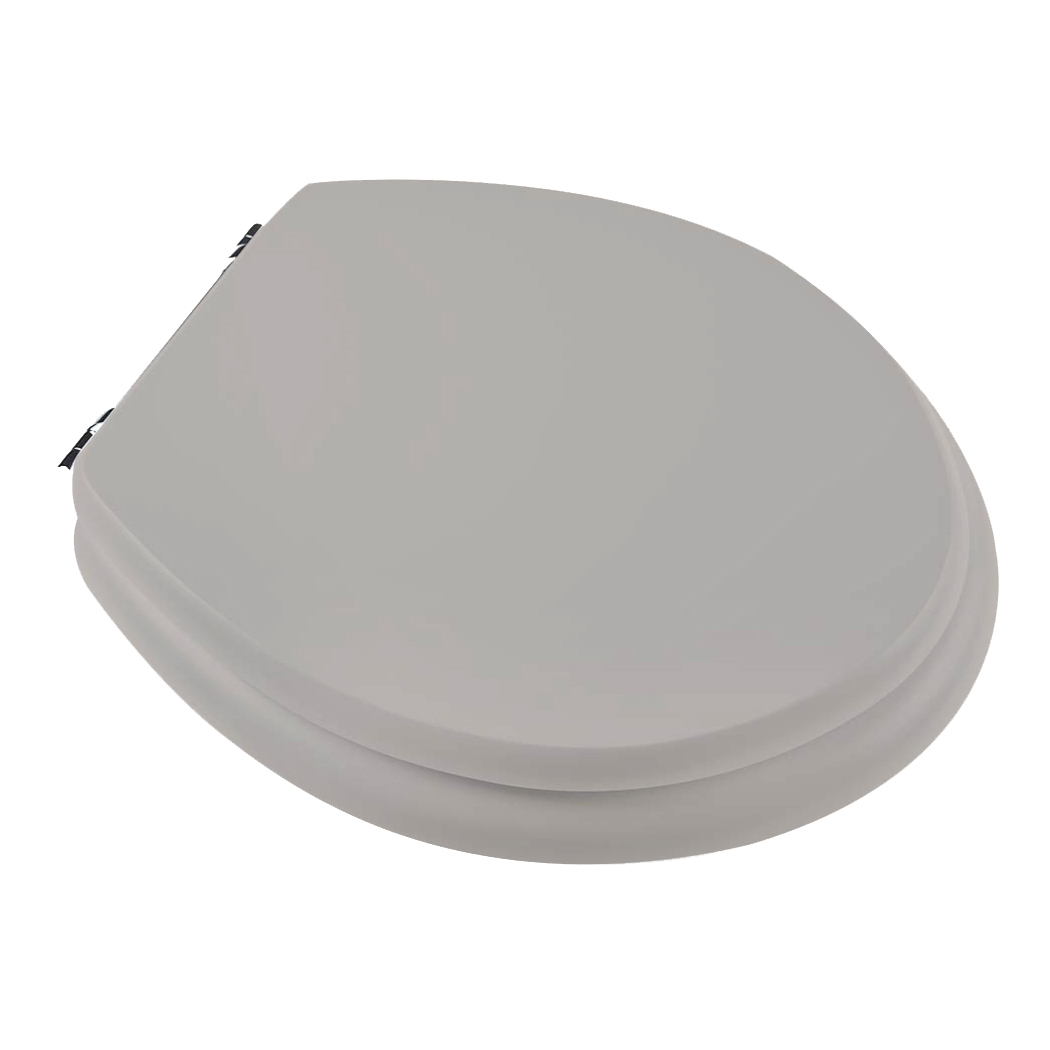 Timber Toilet seat in Grey The English Tapware Company