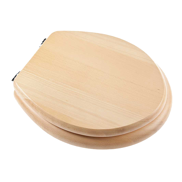 Timber Toilet seat in Natural Beech The English Tapware Company