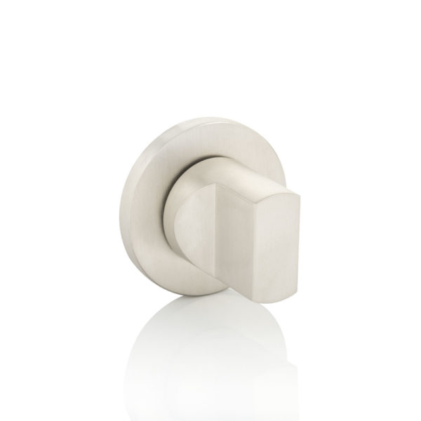 Pinch thumb turn with round rose