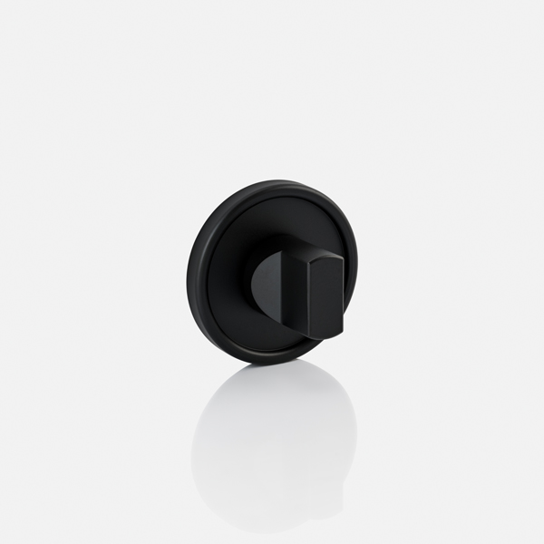 Mount thumb turn with round rose