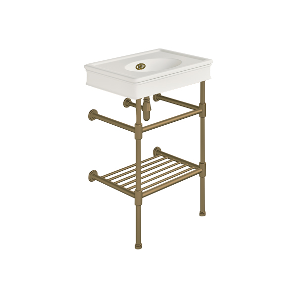 Lonsdale 550mm small basin on basin stand