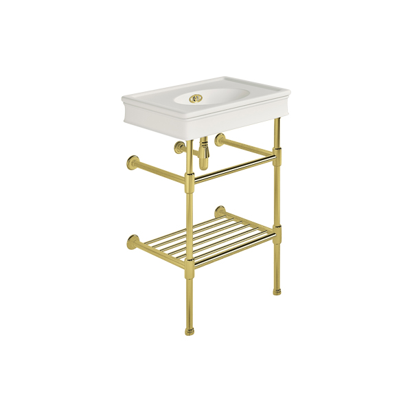 Lonsdale 550mm small basin on basin stand