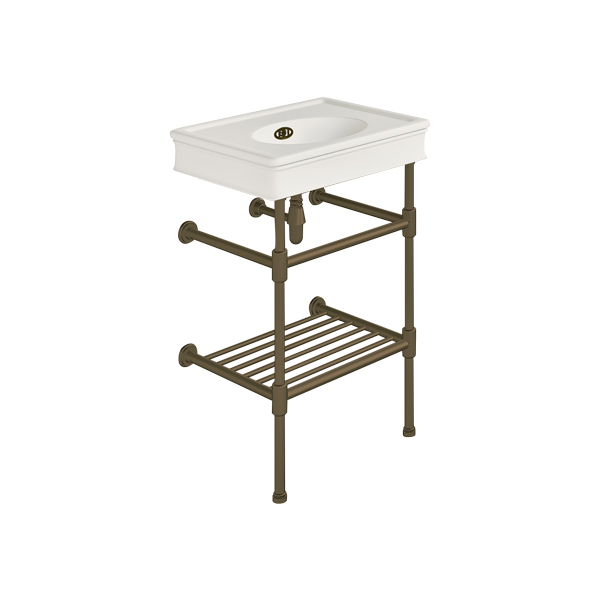 Lonsdale 550mm small basin on basin stand