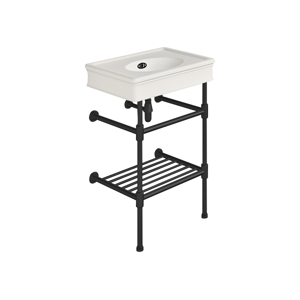 Lonsdale 550mm small basin on basin stand