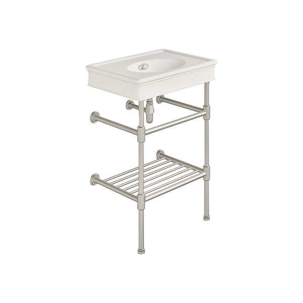 Lonsdale 550mm small basin on basin stand