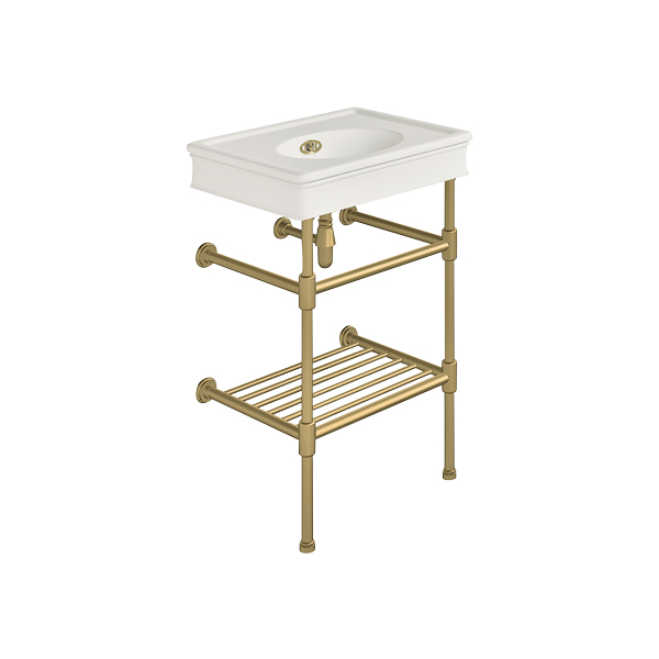 Lonsdale 550mm small basin on basin stand