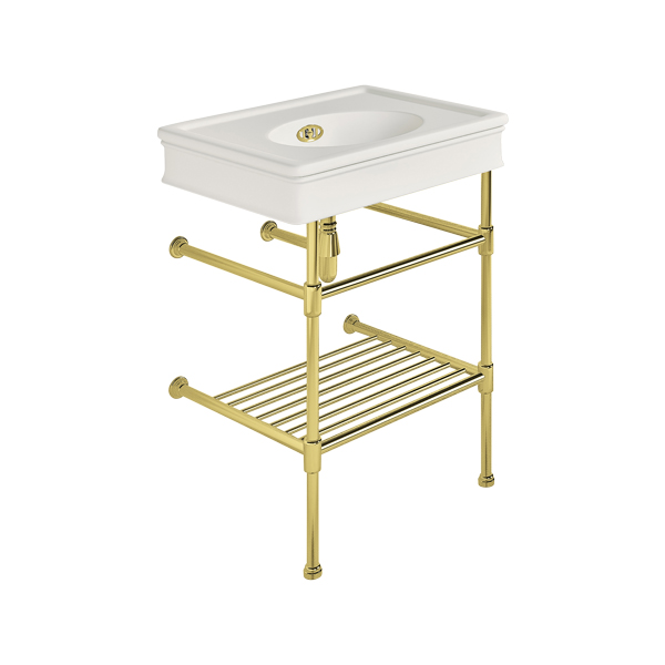Lonsdale 650mm medium basin on basin stand