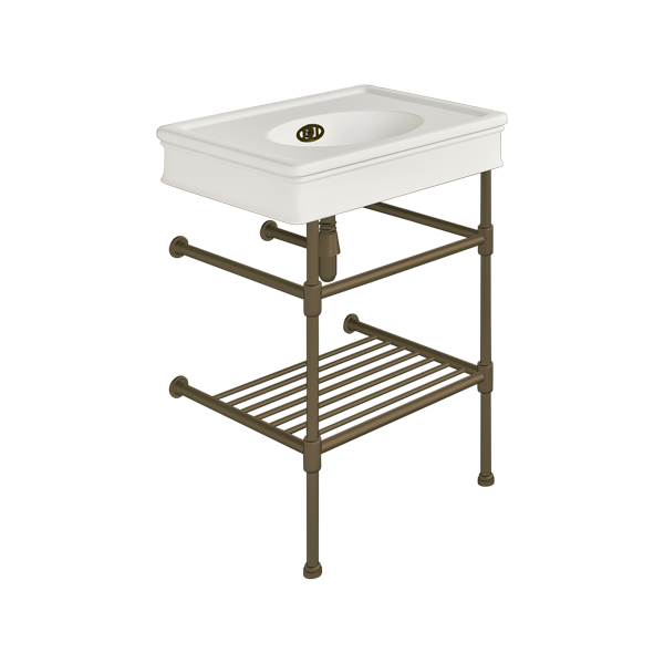 Lonsdale 650mm medium basin on basin stand