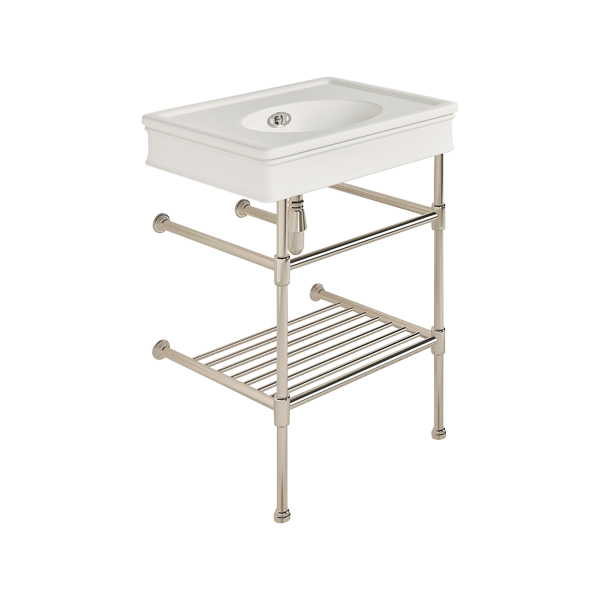 Lonsdale 650mm medium basin on basin stand