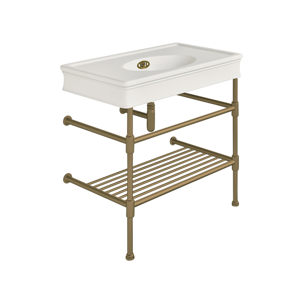 Lonsdale 860mm large basin on basin stand